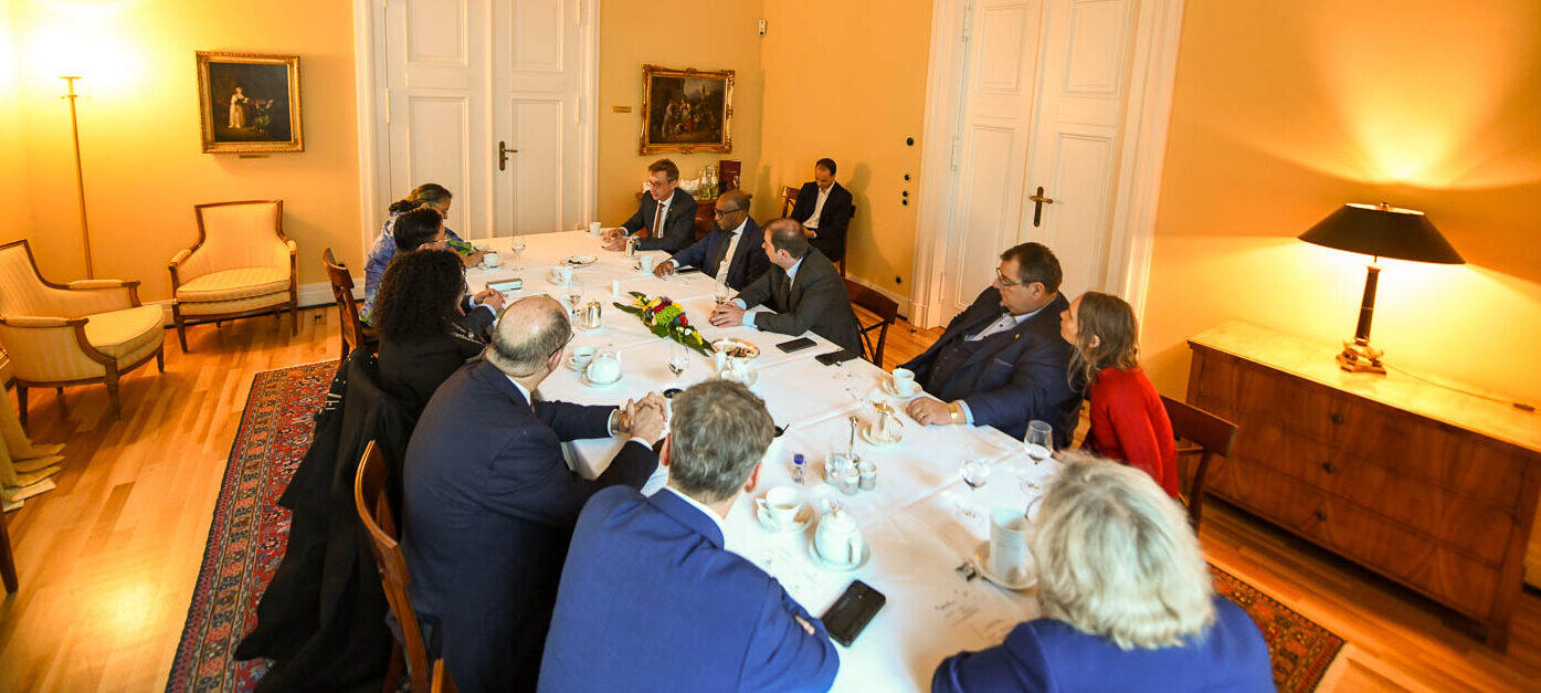 Welcome Meeting for in October 2023 Newly Accredited Foreign Ambassadors at the German Bundestag.