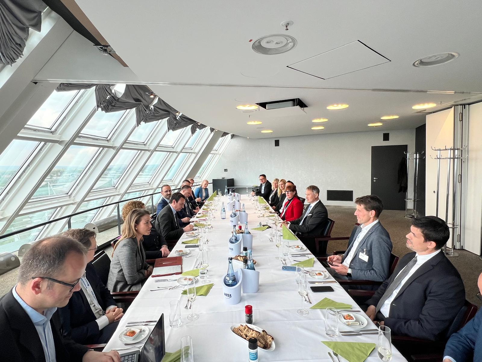 Business Lunch with the Prime Minister of Kosovo, H.E. Albin Kurti