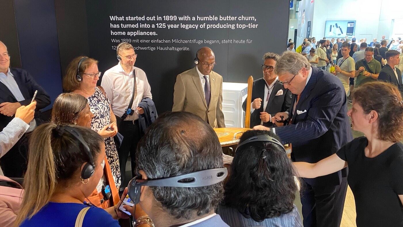 Diplomats‘ Guided Tour at IFA Trade Fair 2024